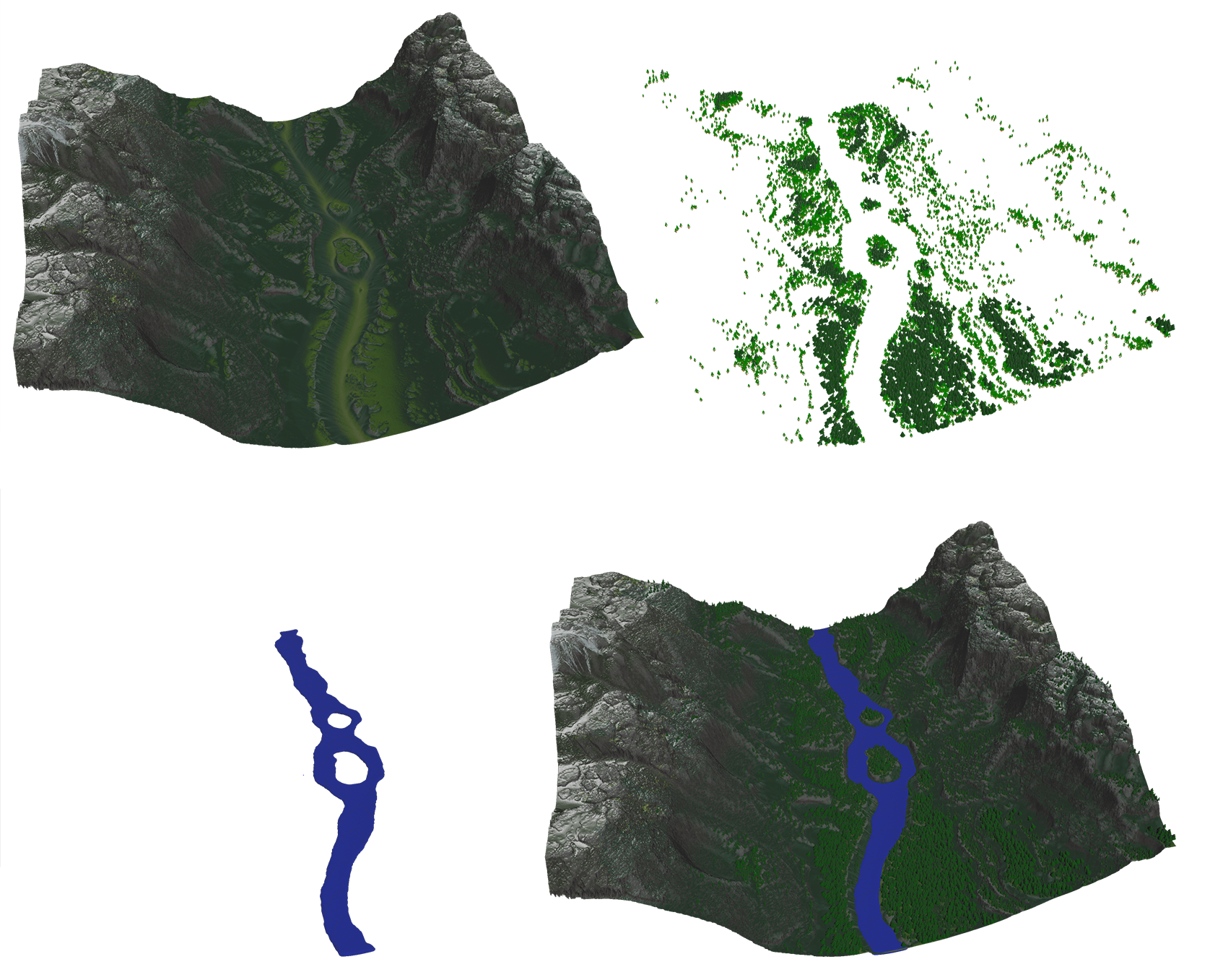 houdini scatter objects on terrain